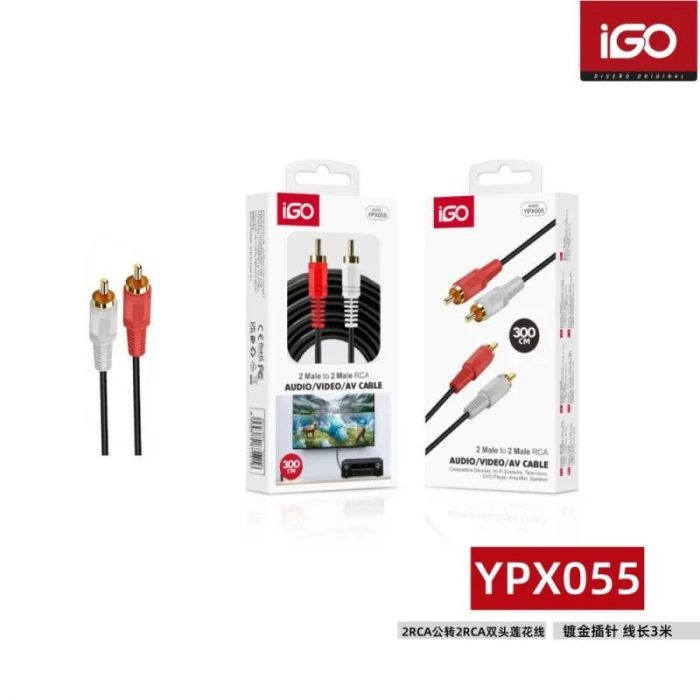 CABLE AUDIO 2RCA A 2RCA 3M YPX055