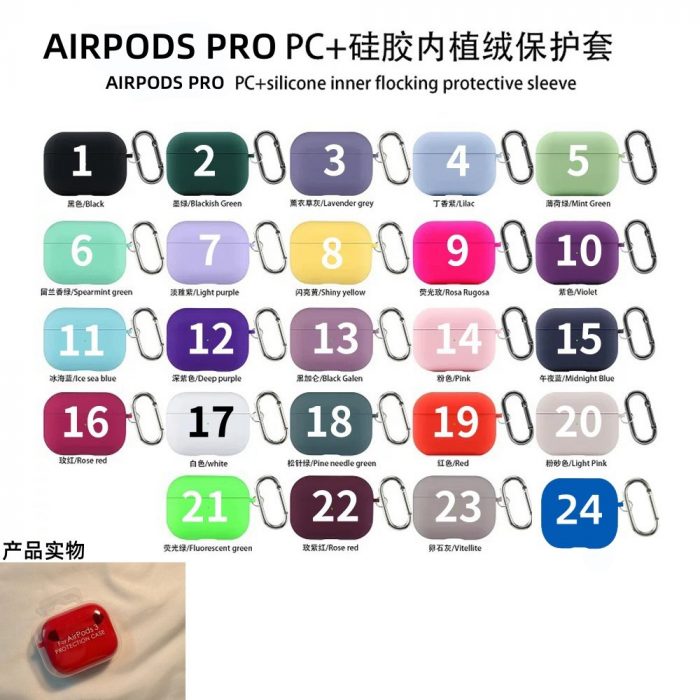 Funda protectora silicona para AIRPOD PRO