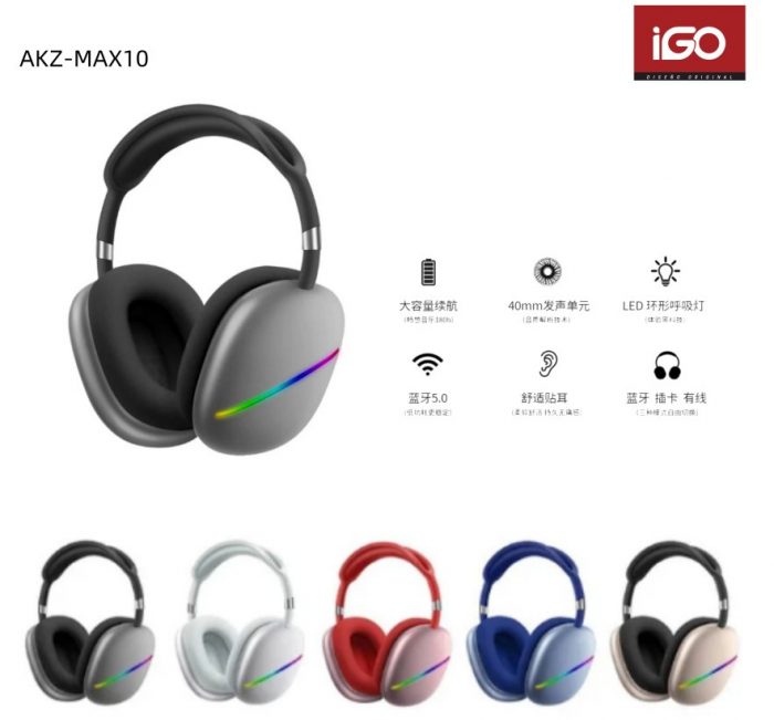 AURICULARES CASCO INALÁMBRICOS AKZ-MAX10/22400