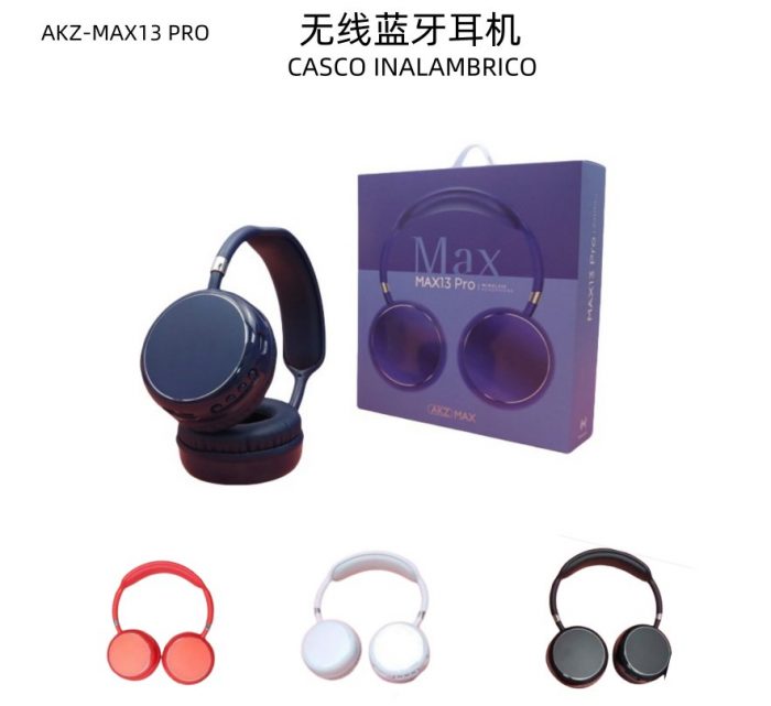 AURICULARES CASCO INALÁMBRICOS 015-04-AKZ-MAX13