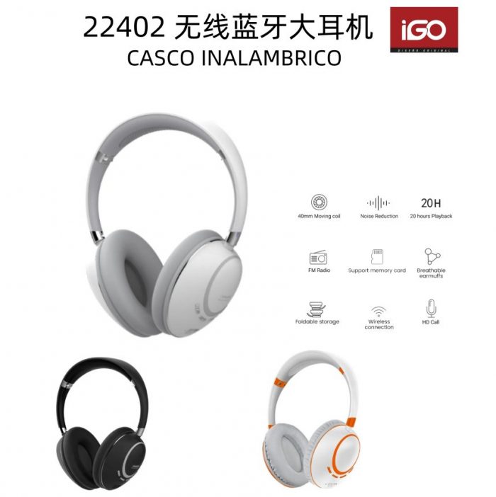 AURICULARES CASCO INALÁMBRICOS 22402