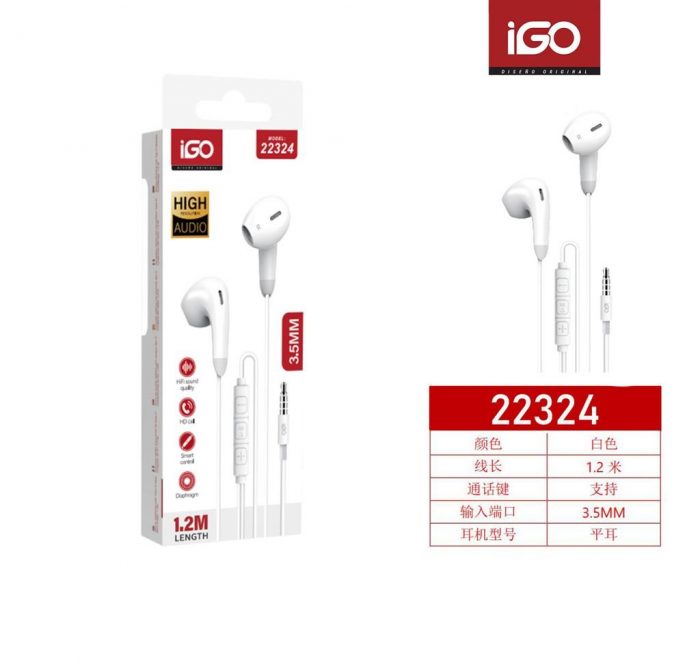 AURICULARES 3.5MM 1.2 BLANCO