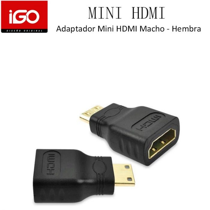 Adaptador Mini HDMI Macho - Hembra