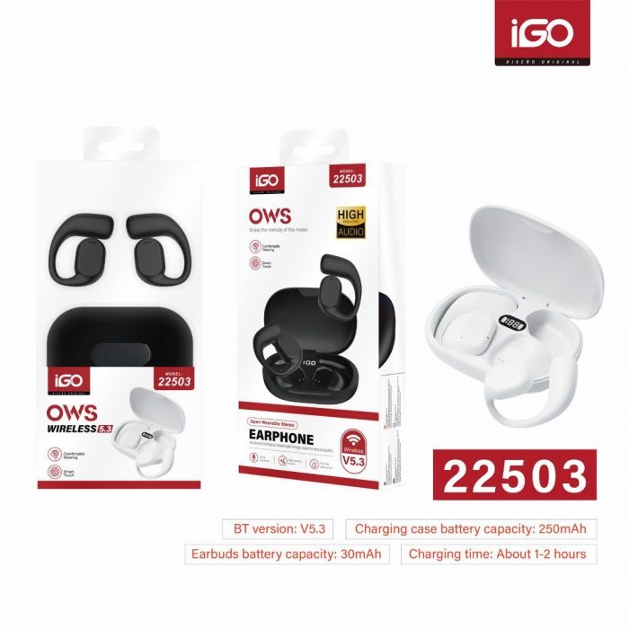 22503 Auriculares Inalámbricos Bluetooth 5.3 Pantalla Digital