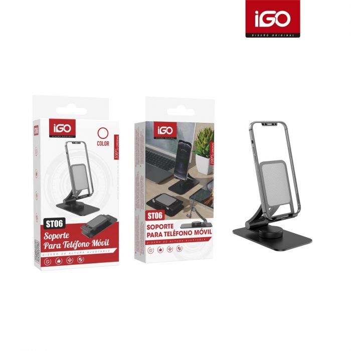 SOPORTE DE MOVIL NEGRO ST06
