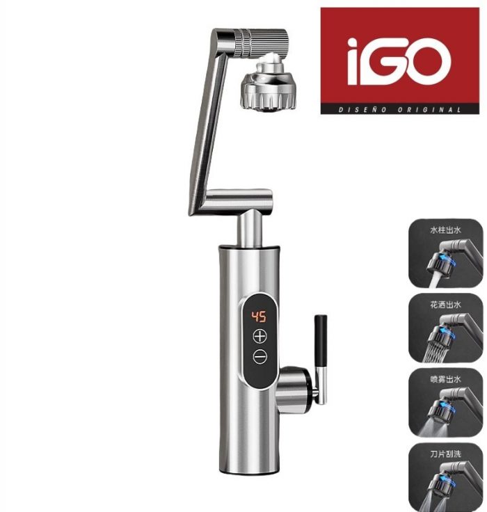 GRIFO CALENTADOR DE AGUA ELÉCTRICO ZP-SJ-1HJXB