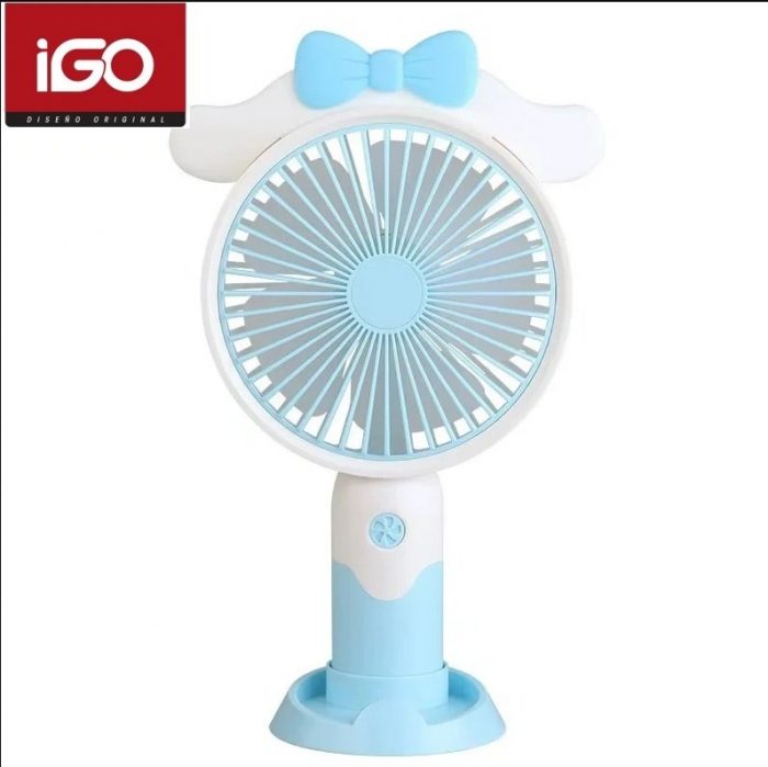 VENTILADOR RECARGABLE AZUL FQ1536A