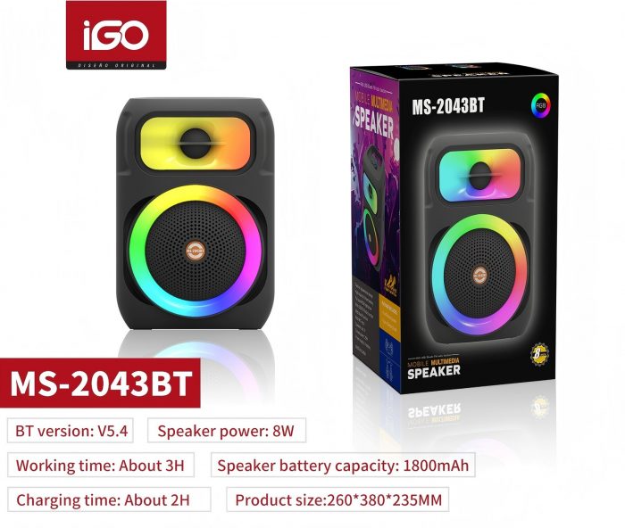 Altavoz grande MS-2043BT