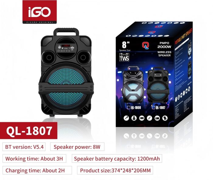 Altavoz grande QL-1807
