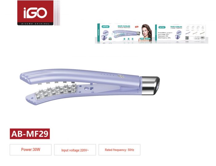 Plancha para cabello con ondas tipo guisante 220V AB-MF29