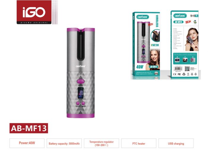 Rizador de cabello inalámbrico AB-MF13