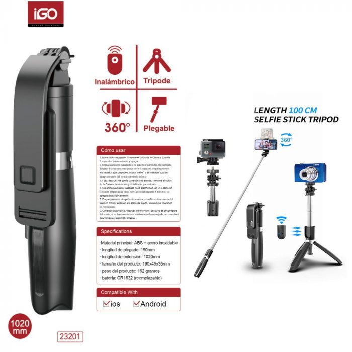 23201 SELFIE STICK TRIPOD