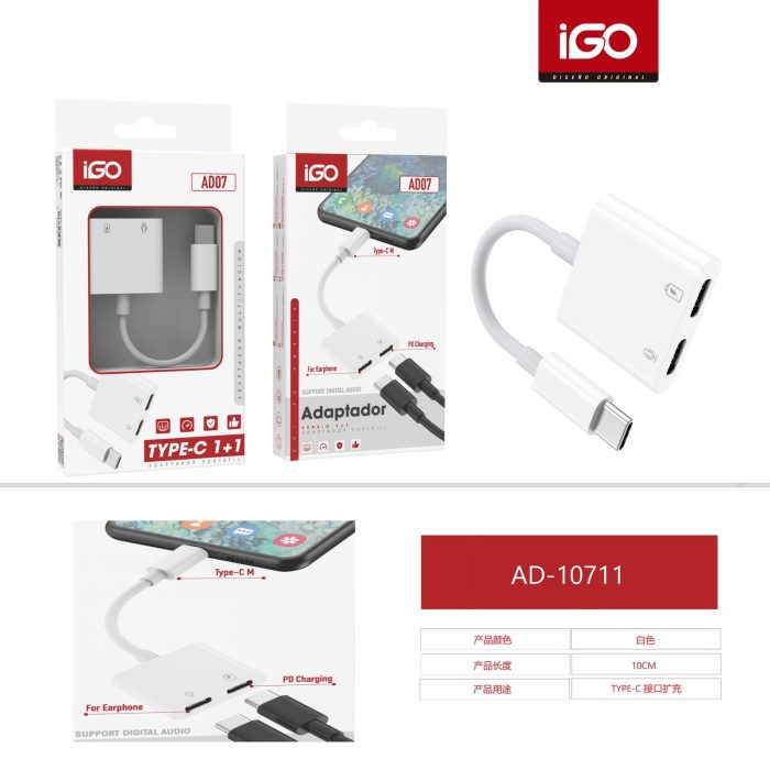 ADAPTADOR T-C 1+1