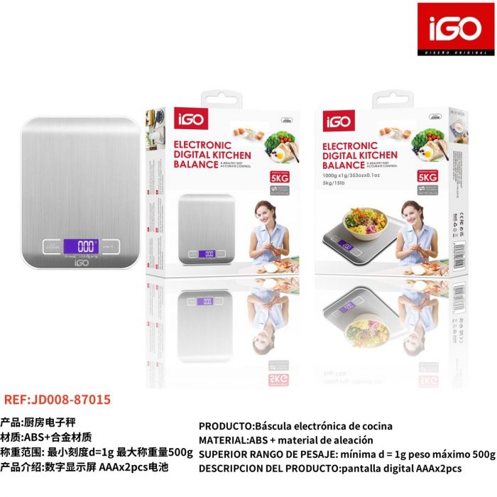 Báscula electrónica de cocina JD008