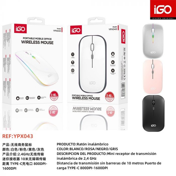 RATÓN INALÁMBRICO YPX043