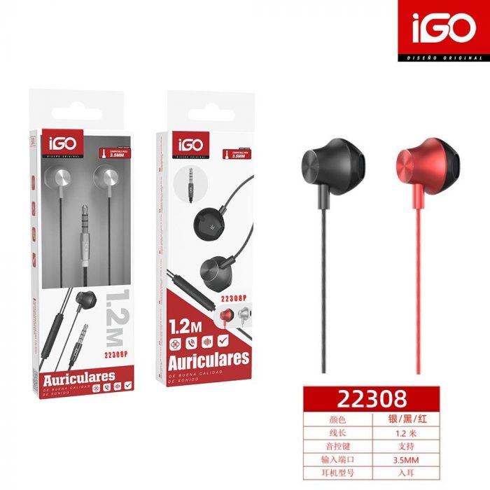AURICULARES 3.5MM 1.2M