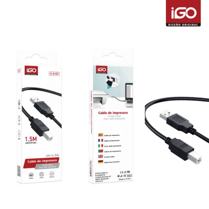 CABLE DE IMPRESORA 1.5M