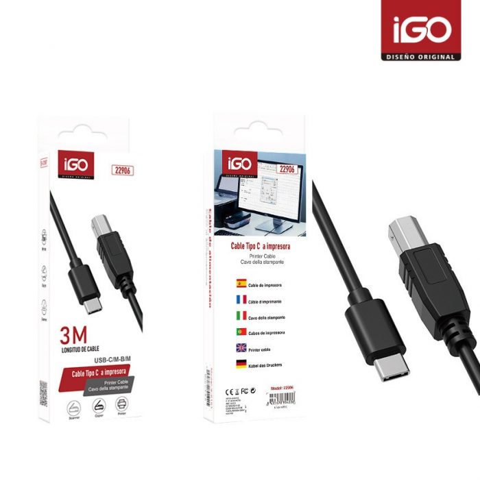 CABLE DE TIPO-C A IMPRESORA 3M