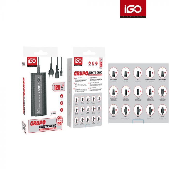 CARGADOR DE PORTATIL 120W