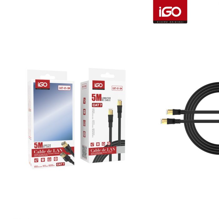 CABLE ETHERNET DE ALTA VELOCIDAD CAT.7 5METRO