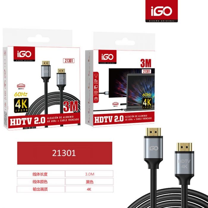CABLE HDMI-HDMI 4K 3M