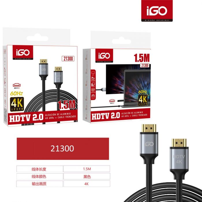 CABLE HDMI-HDMI 4K 1.5M