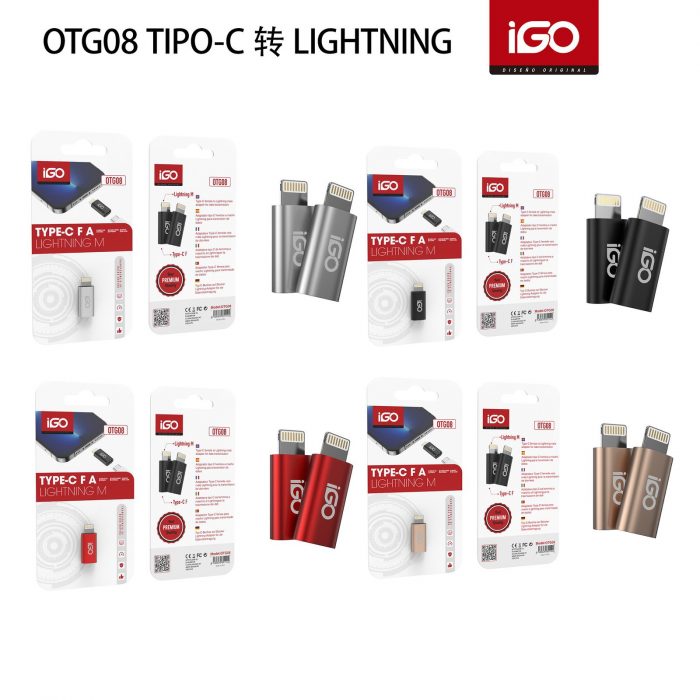 TYPE-C A LIGHTNING ADAPTADOR