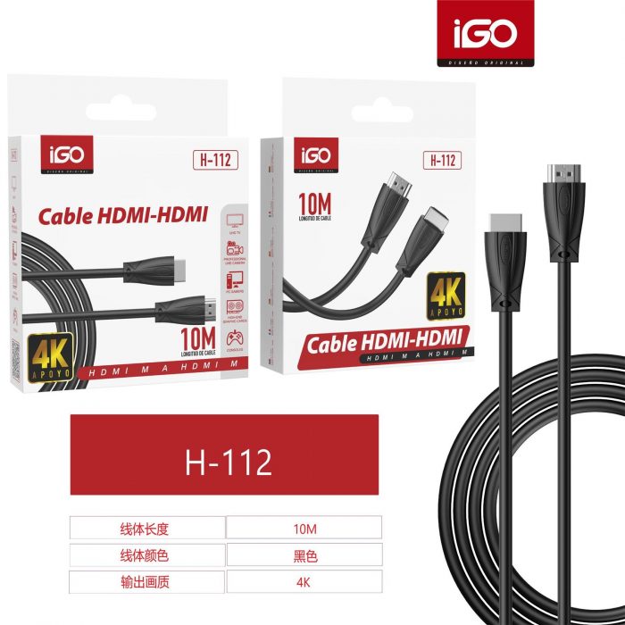 CABLE HDMI-HDMI 4K 10M