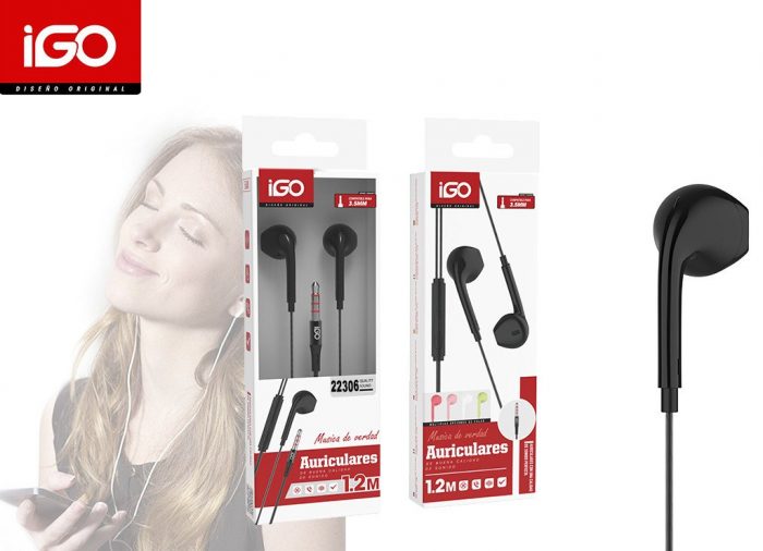 AURICULARES 3.5MM 1.2M EA08/22306