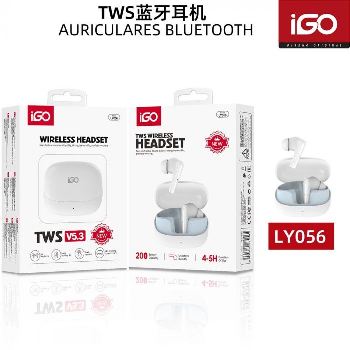 TWS AURICILARES INALAMBRICOS BLANCO LY056