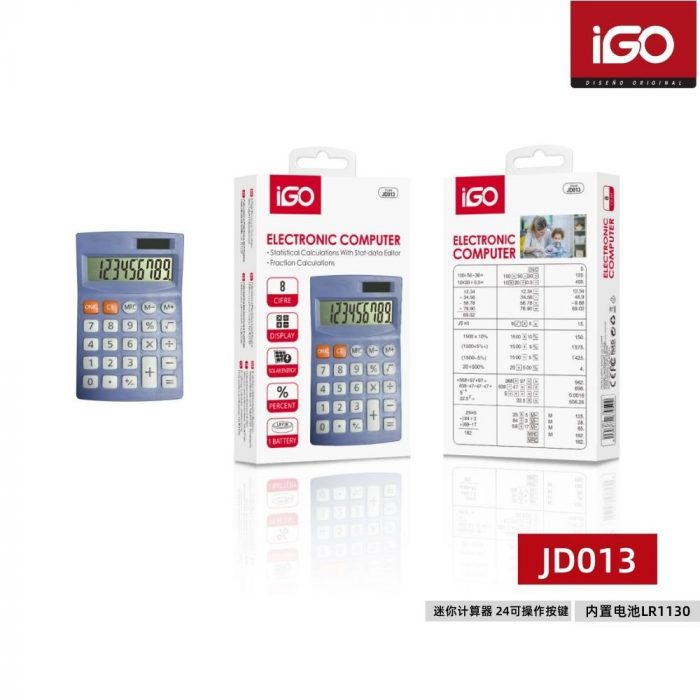 CALCULADORA AZUL JD013