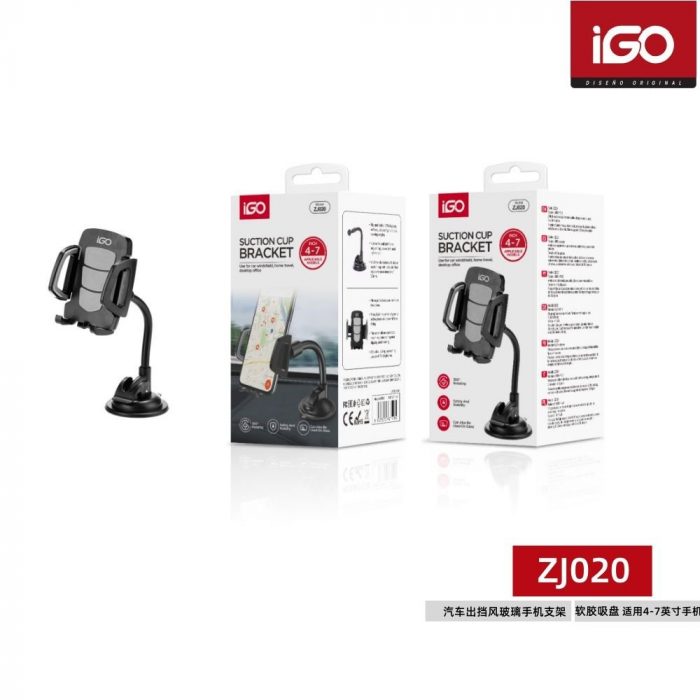SOPORTE DE MOVIL PARA COCHE NEGRO ZJ020