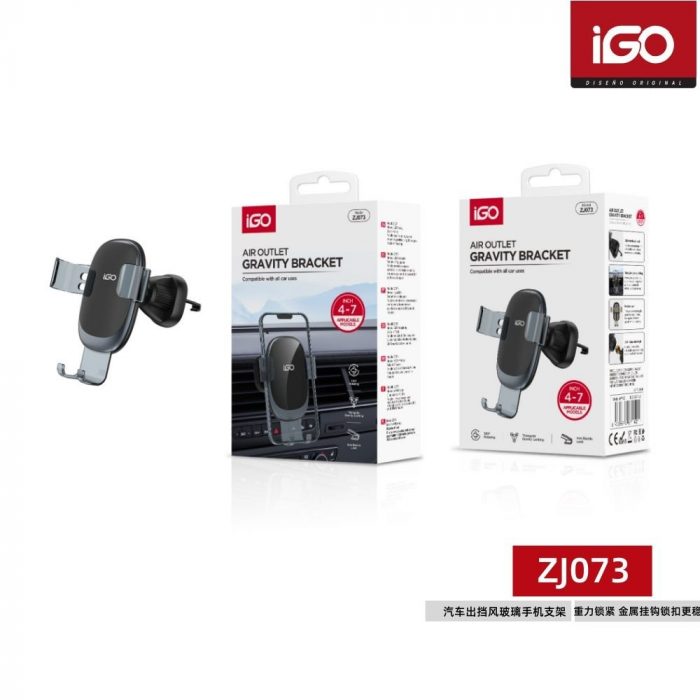 SOPORTE DE MOVIL PARA COCHE CON VENTOSA NEGRO ZJ073