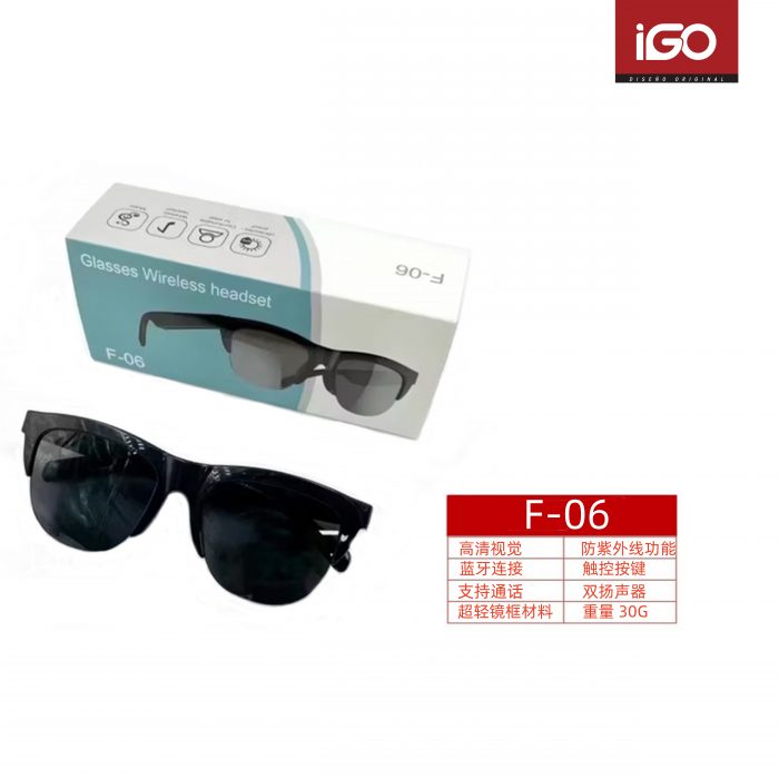 Gafa inteligente multifuncional F-06