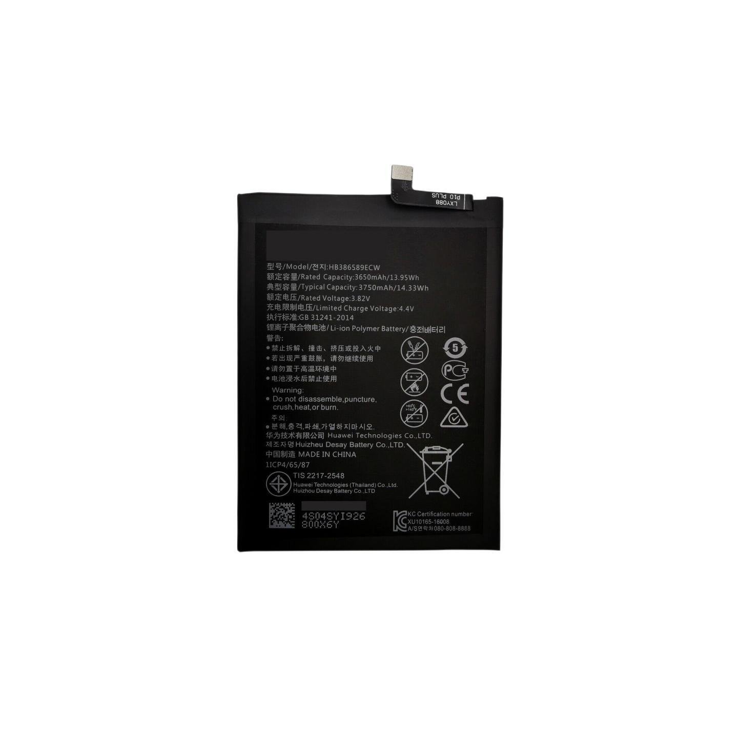 Batería Huawei Honor 8X / Honor View 10 Lite / P10 Plus/ Mate 20 Lite/ View 10 V10/ Honor Play/ Nova 3/ Honor 20 / Nova 5T / Honor 9X Lite HB386589ECW Nueva